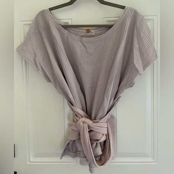 Free People Women's Purple/Grey Top - Picture 1 of 5